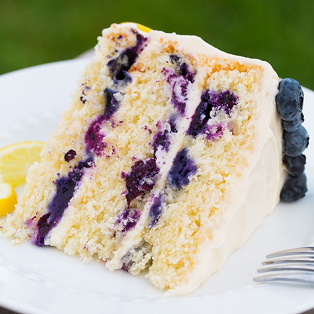blueberry cake filling fruit heavendelight